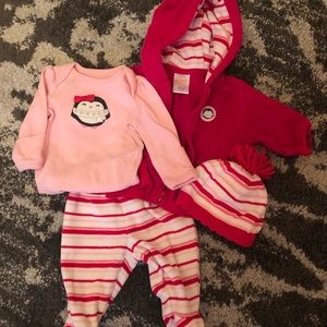 Gymboree newborn girl winter outfit